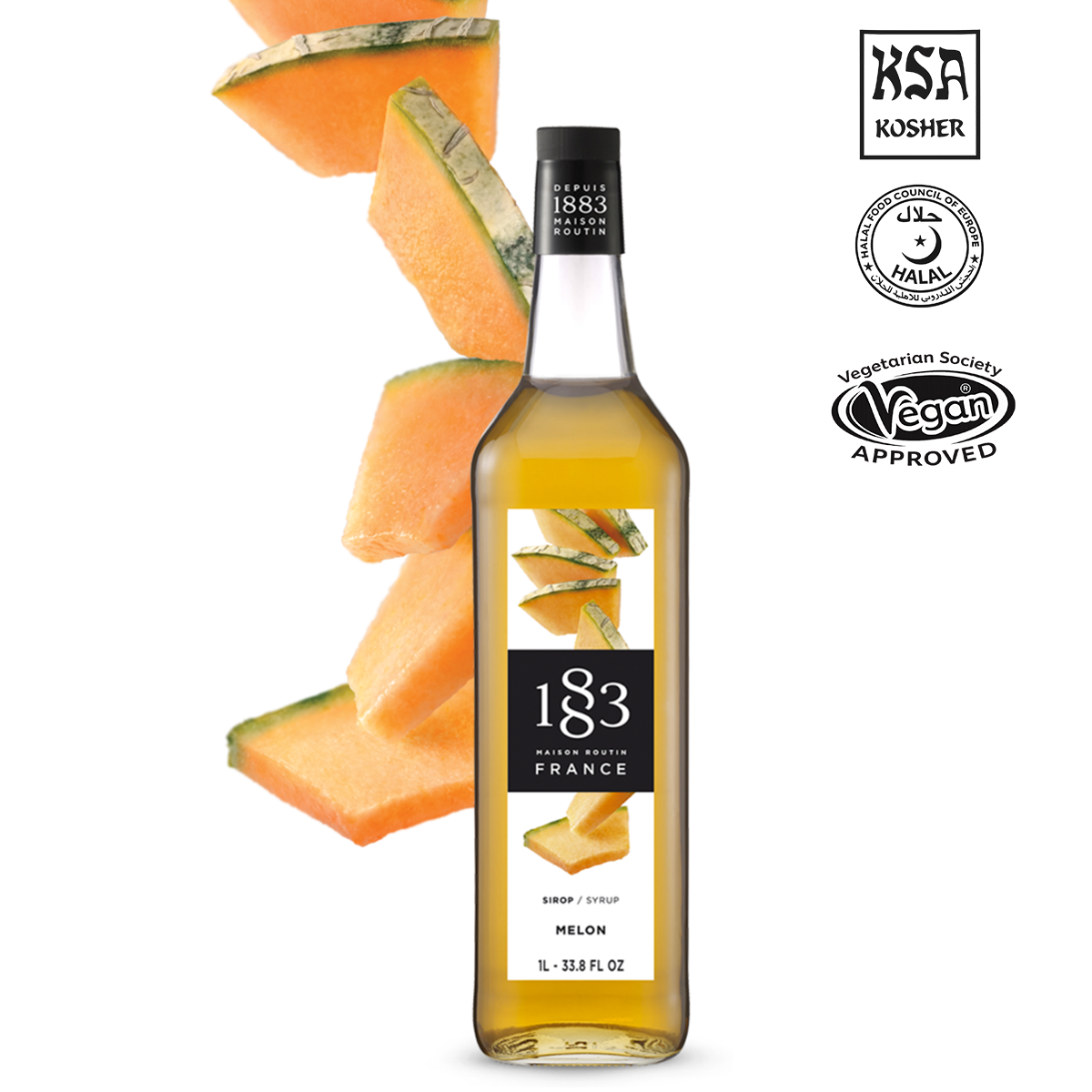 Sirop 1883 PEPENE GALBEN 1L