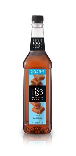 Sirop 1883 CARAMEL - FARA ZAHAR 1L - imagine 2