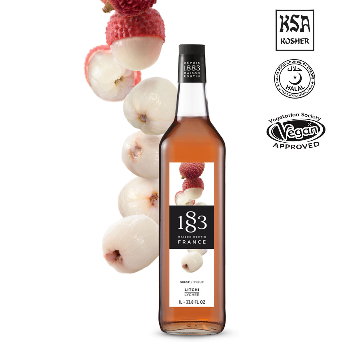 Sirop 1883 LYCHEE 1L