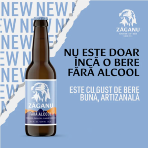 Bere ZĂGANU Fără Alcool 330 ml